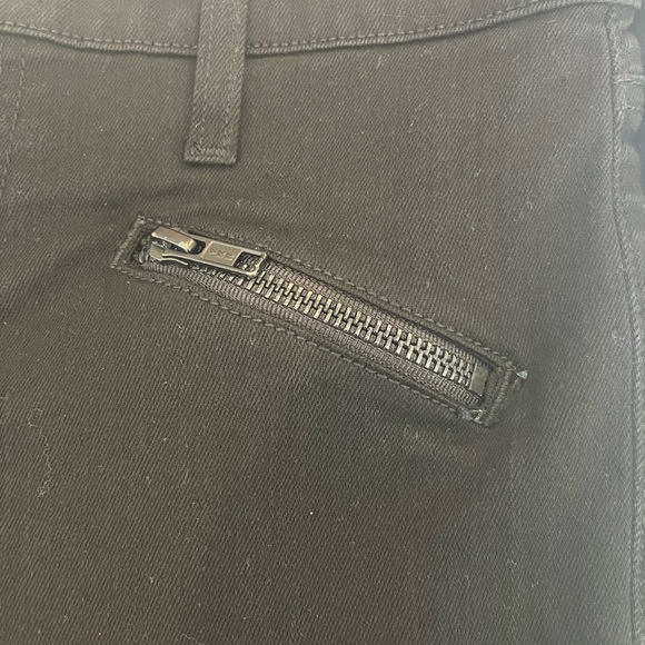 Current Elliott The Soho Stiletto Black Denim Skinny Jeans Zip Ankle 27 - Picture 7 of 11